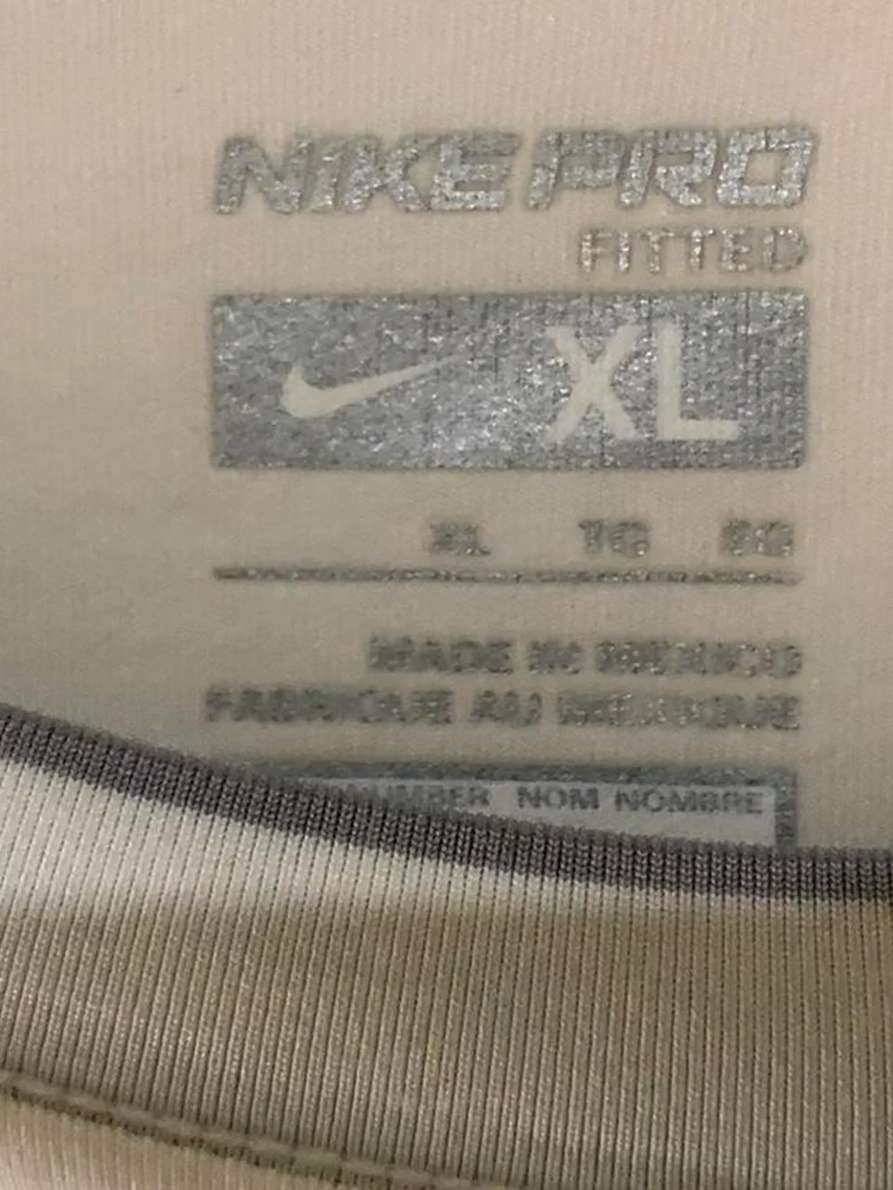 Nike Men’s White Long-Sleeve Dri-FIT Crew